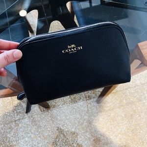 Coach Small Black Cosmetic Case